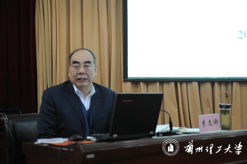 省科技厅厅长李文卿来校作科技工作专题报告