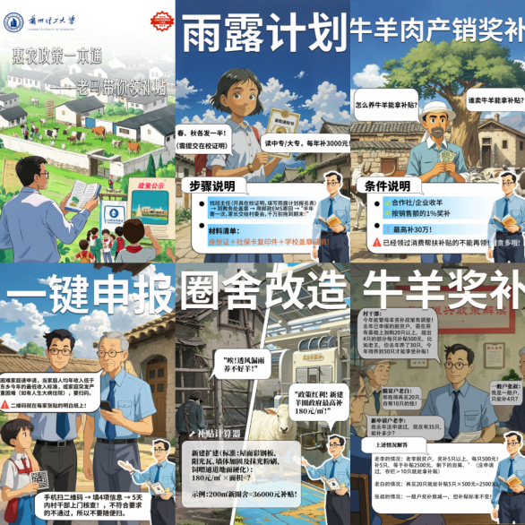 漫画+数字人：兰州理工大学驻村工作队创新惠农政策宣传新模式